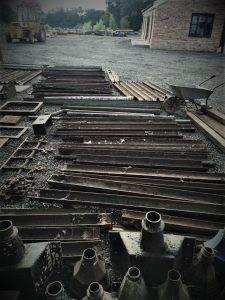 Mooney Demolition reclaimed cast drainage components